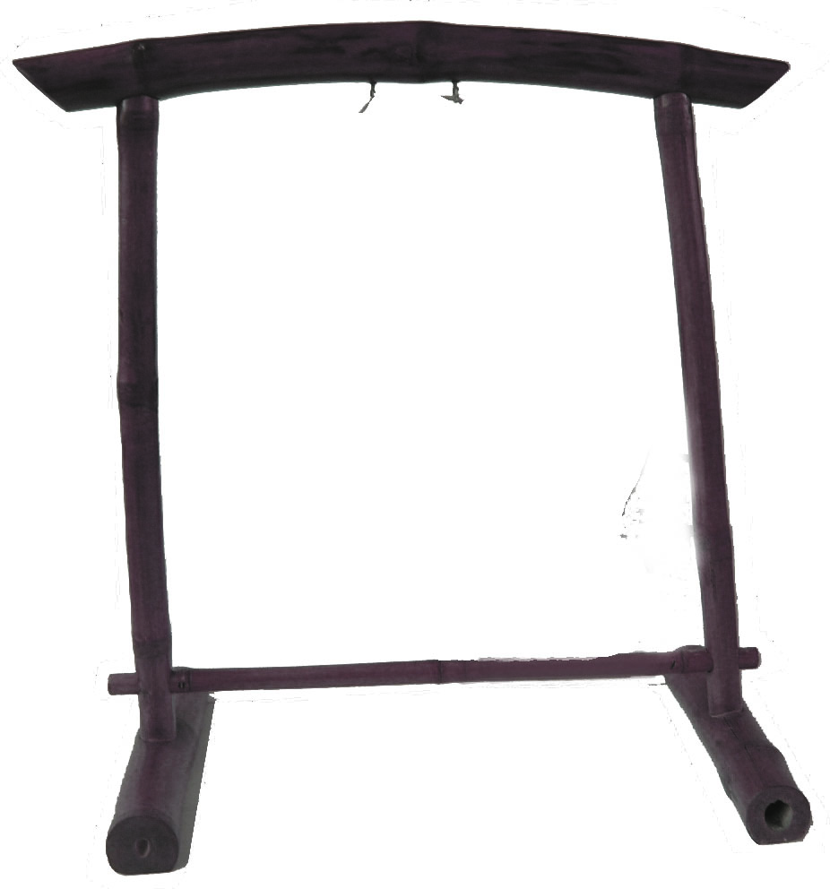 Portique en bambou pour gong ou tam-tam pour ø 70 cm
